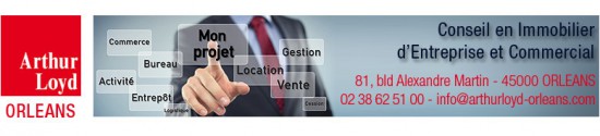 Arthur Loyd Orléans locaux disponibles location bureaux commerce activite entrepot immobilier entreprise locaux