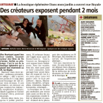 &laquo;&nbsp;Dans mon jardin&nbsp;&raquo; expose rue Royale